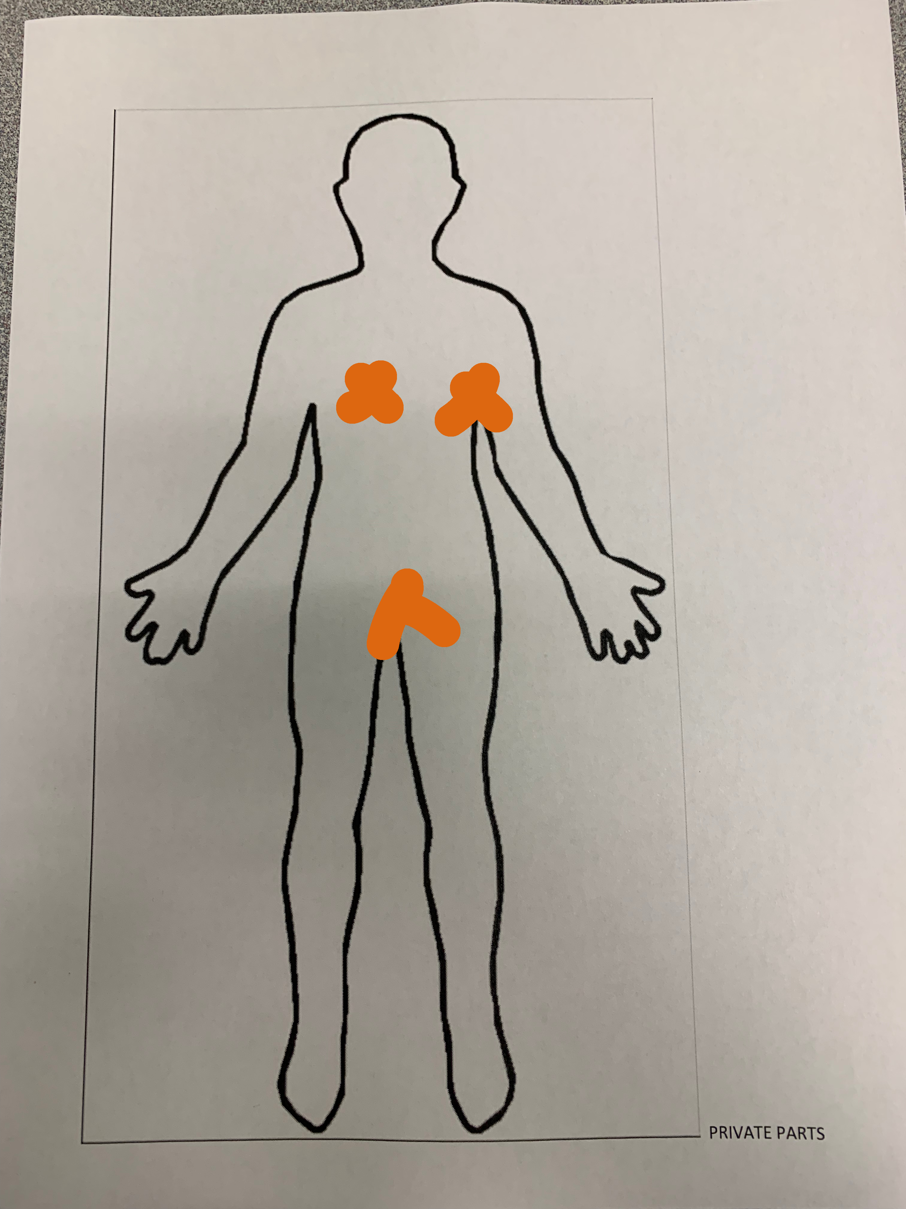 Private Parts Of Human Body